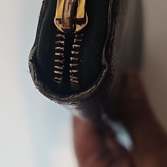 Celine Large Zipped Multifunction Bicolor Calf Leather green and navy blue - Picture 4 of 16